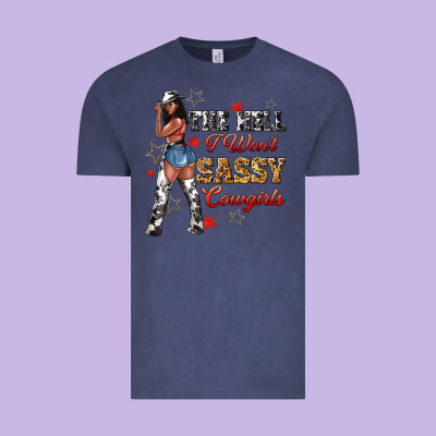 The Heel I Wont Sassy Cowgirls Vintage Tee Designed By Texasbilliewilder