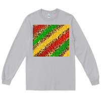 Moon Dust African colors leopard Long Sleeve Tee - Zillion Design Studio