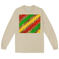 Mushroom African colors leopard Long Sleeve Tee - Zillion Design Studio