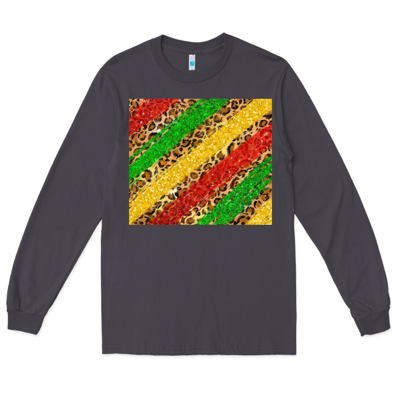 African Colors Leopard Long Sleeve Tee by Zillion Design Studio | Teevron