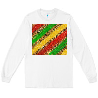 White African colors leopard Long Sleeve Tee - Zillion Design Studio