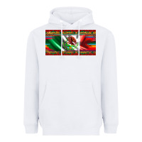 White mexico flag serape roses leopard and glitter licanse plate Heavyweight Hoodie - Artiststas