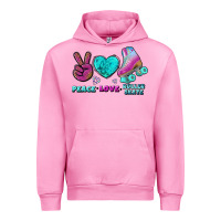 Peace Love Roller Skate Urban Hoodie | Teevron