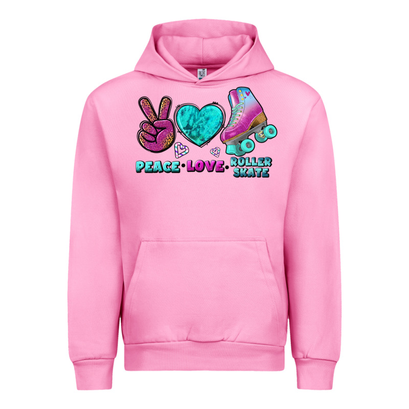 Peace Love Roller Skate Urban Hoodie by BundleAndBundleShop | Teevron