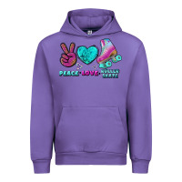 Tulip peace love roller skate Urban Hoodie - BundleAndBundleShop