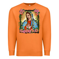 Carrot lady of guadalupe portrait Premium Sweatshirt - BarkalooDesign