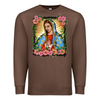 Chestnut lady of guadalupe portrait Premium Sweatshirt - BarkalooDesign