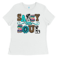 White sassy little soul Ladies Tee - AdoDesignShop