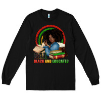Black Bae black and educated Long Sleeve Tee - Zillion Design Studio