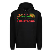 Black i cant make everyone happy i an not a taco Premium Hoodie - MaliasSmallBusiness