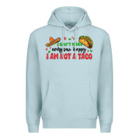 Blue Mist i cant make everyone happy i an not a taco Premium Hoodie - MaliasSmallBusiness
