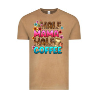 Half Mama Half Coffee Vintage Tee | Teevron