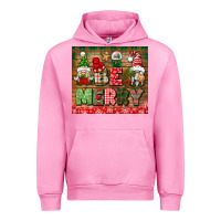 Fuchsia Pink be merry tumbler Urban Hoodie - BundleAndBundleShop