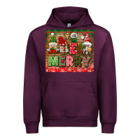Mauve Wine be merry tumbler Urban Hoodie - BundleAndBundleShop