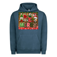 Pigment Midnight Navy be merry tumbler Urban Hoodie - BundleAndBundleShop