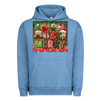 Pigment Pebble Blue be merry tumbler Urban Hoodie - BundleAndBundleShop