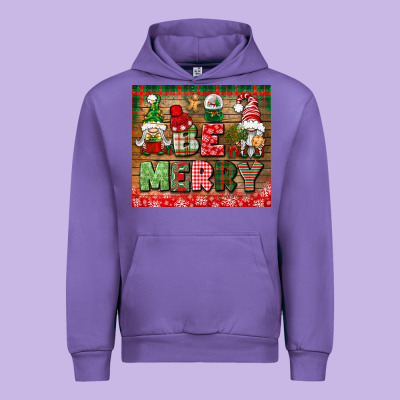 Be Merry Tumbler Urban Hoodie Designed By Bundleandbundleshop