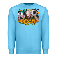 Ocean Blue sunflower heifers Premium Sweatshirt - Jasminsmagicworld