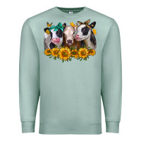 Seafoam sunflower heifers Premium Sweatshirt - Jasminsmagicworld