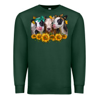 Sports Green sunflower heifers Premium Sweatshirt - Jasminsmagicworld