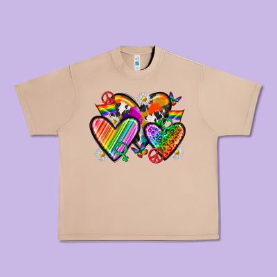 Urban Heavy Tee pride hearts