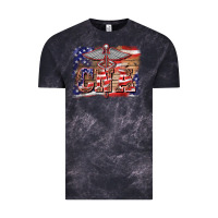 Cloud Black patriotic nurse certified nurse  assistant medilcal symbol  background Vintage Tee - BarkalooDesign