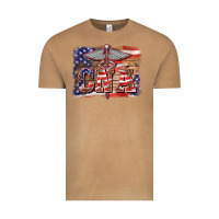 Vintage Camel patriotic nurse certified nurse  assistant medilcal symbol  background Vintage Tee - BarkalooDesign