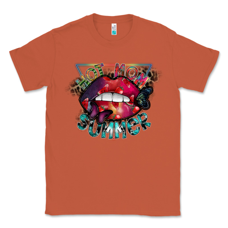 Hot Mom Summer Classic Tee by SublimationCraftShop | Teevron