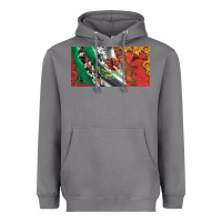 Storm mexico flag cowhide leopard sunflower and roses licanse  plate Heavyweight Hoodie - Artiststas