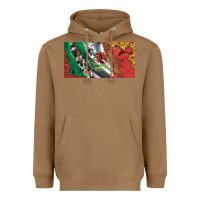 Toasted Coconut mexico flag cowhide leopard sunflower and roses licanse  plate Heavyweight Hoodie - Artiststas
