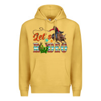 Antique Gold lets rodeo Premium Hoodie - NancyCooperArtShop