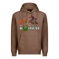 Chestnut lets rodeo Premium Hoodie - NancyCooperArtShop