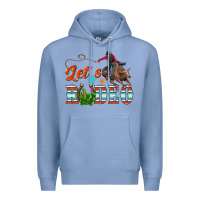 Colony Blue lets rodeo Premium Hoodie - NancyCooperArtShop