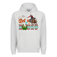 Dove Grey lets rodeo Premium Hoodie - NancyCooperArtShop