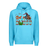 Ocean Blue lets rodeo Premium Hoodie - NancyCooperArtShop