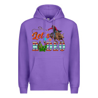 Purple lets rodeo Premium Hoodie - NancyCooperArtShop