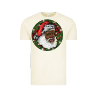 Vintage Arctic African American Santa Christmas Vintage Tee - RanaPortraitStore