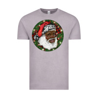 Vintage Zinc African American Santa Christmas Vintage Tee - RanaPortraitStore