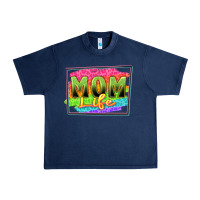 Navy mom life Urban Heavy Tee - Zillion Design Studio