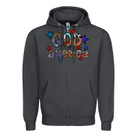 Smoke god bless america Zipper Hoodie - CowhideDigitalArt