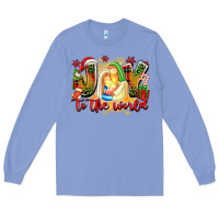 Colony Blue joy to the world Long Sleeve Tee - texasbilliewilder