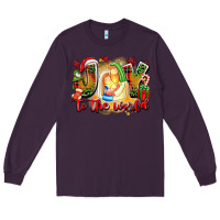 Plum joy to the world Long Sleeve Tee - texasbilliewilder