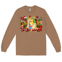 Toasted Coconut joy to the world Long Sleeve Tee - texasbilliewilder