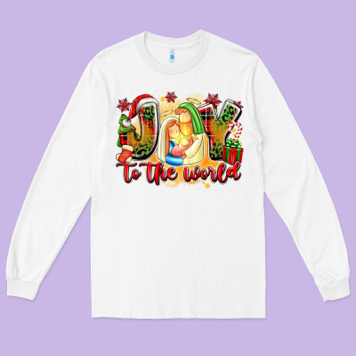 Joy To The World Long Sleeve Tee Designed By Texasbilliewilder