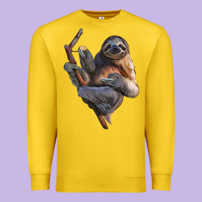 Sloth Premium Sweatshirt Designed By Lillyallendesigns