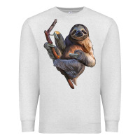 Oatmeal Heather Sloth Premium Sweatshirt - LillyAllenDesigns