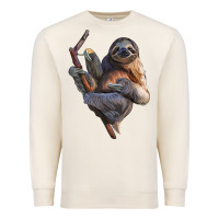 Sandshell Sloth Premium Sweatshirt - LillyAllenDesigns