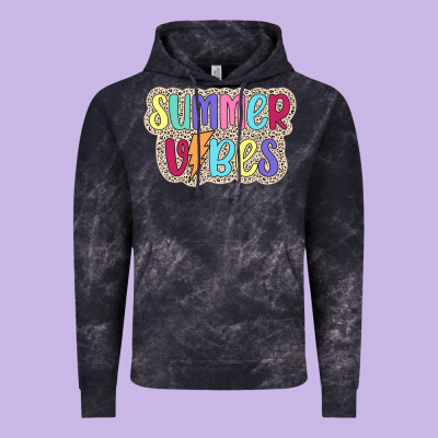 Summer Vibes Vintage Hoodie Designed By Jahusdesignshop