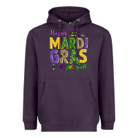 Plum happy mardi gras y'all Heavyweight Hoodie - AdoDesignShop