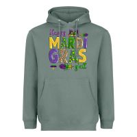 Sage happy mardi gras y'all Heavyweight Hoodie - AdoDesignShop